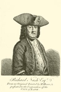 Richard Nash, connu sous le nom de Beau Nash, dandy gallois, joueur et maître de cérémonie à Bath - John June