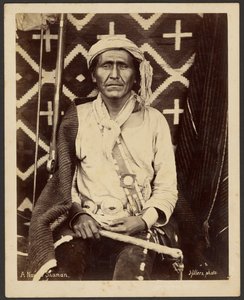 Un chaman navajo - John K. Hillers