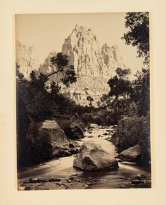 Eagle Crag, Rio Virgen, Utah - John K. Hillers