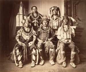 Délégation Otoe-Missouria, 1881 - John K. Hillers.