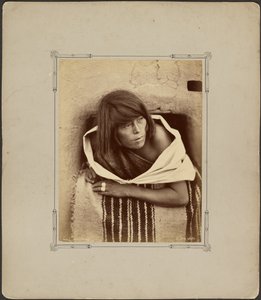 Zuni, en regardant. - John K. Hillers