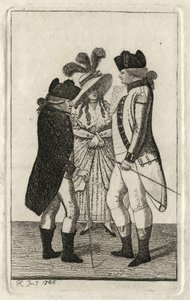 Capitaine Page ; Capitaine Vicars ; avec un admirateur par John Kay - John Kay
