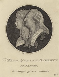Le roi, la reine et le dauphin de France - John Kay