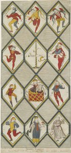 Fenêtre en verre de Betley - Danseurs de Morris : gravure - John Keyse Sherwin