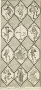 Fenêtre en verre de Betley - Danseurs de Morris - John Keyse Sherwin