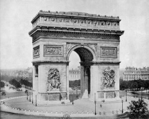 Arc de Triomphe, Paris, fin du 19ème siècle