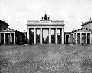 Porte de Brandebourg, Berlin, 1893