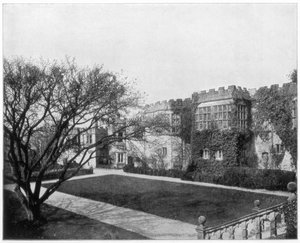Haddon Hall près de Bakewell, Derbyshire, Angleterre - John L. Stoddard