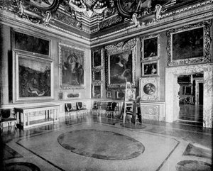 Salle de Saturne, Palais Pitti, Florence, Italie, 1893