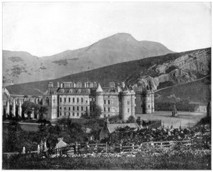 Palais de Holyrood, Édimbourg, Écosse, fin du 19e siècle