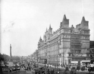 Lime Street, Liverpool, Angleterre, fin du 19e siècle - John L. Stoddard