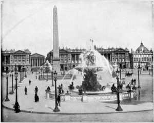 Place de la Concorde, Paris, fin du 19e siècle