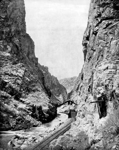 Royal Gorge, Colorado, USA, 1893