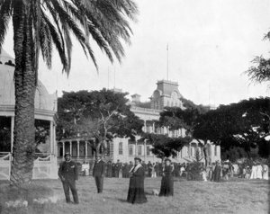 Palais royal, Honolulu, îles Sandwich, fin 19e siècle - John L. Stoddard