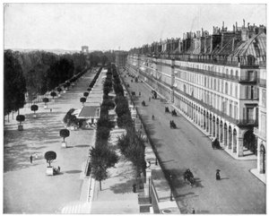 Rue de Rivoli, Paris, fin 19e siècle