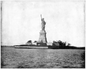 Statue de la Liberté, port de New York, fin du 19e siècle - John L. Stoddard