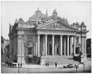 La Bourse, Bruxelles, fin du 19e siècle - John L. Stoddard