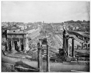 Le Forum, Rome, fin du XIXe siècle