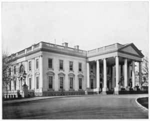 La Maison Blanche, Washington DC, fin du XIXe siècle - John L. Stoddard