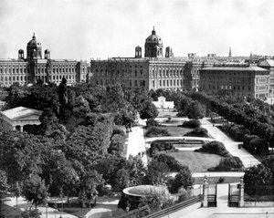 Volksgarten et Théséion, Vienne, Autriche, 1893