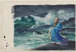 Un rishi déclenchant une tempête - John La Farge