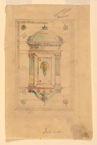 Conception pour une niche murale - John La Farge