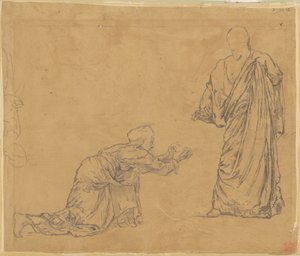 Étude pour "Le Christ apparaissant à Marie"