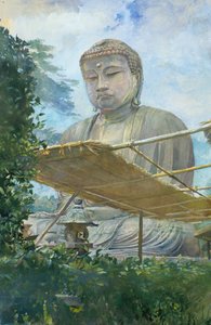 La Grande Statue de Bouddha Amida à Kamakura, connue sous le nom de Daibutsu - John La Farge