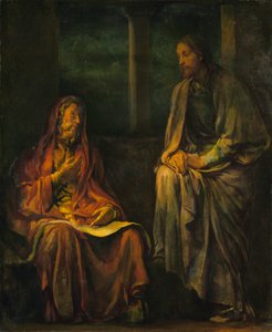 Visite de Nicodème à Christ, 1880