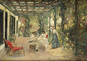 Petit-déjeuner sur la terrasse