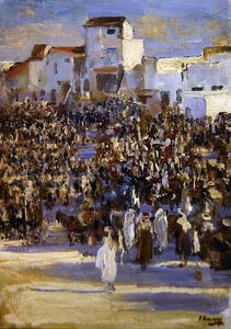 Place du Marché, Tanger - John Lavery