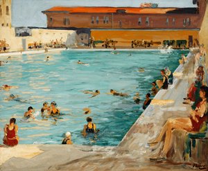 La Piscine des Gens, Palm Beach - John Lavery