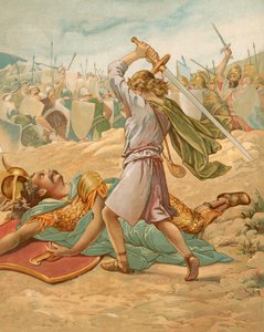 David sur le point de tuer Goliath - John Lawson