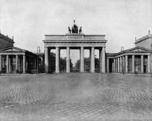Porte de Brandebourg à Berlin en Allemagne