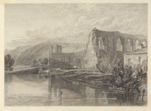 Abbaye de Sainte Agathe, Easby - John Le Keux