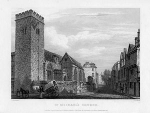 Église Saint-Michel, Oxford, 1834 - John Le Keux