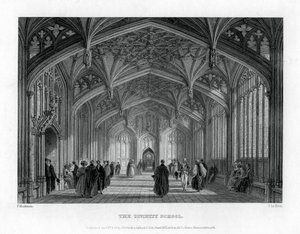 La Divinity School, Oxford, 1837 - John Le Keux