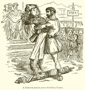 Un licteur est envoyé pour arrêter Publilius Volero - John Leech