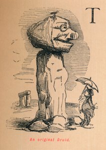Un druide original, vers 1860