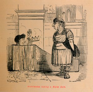 Archimède prenant un bain chaud