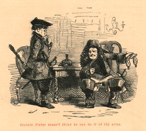 Le capitaine Fisher ne pense pas pouvoir le faire au prix - John Leech