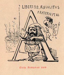 Civis Romanus sum, 1852 - John Leech