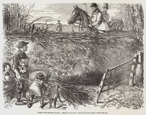 Fin de la saison de chasse, réparation des clôtures