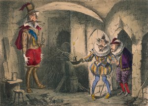 Découverte de Guido Fawkes par Suffolk et Mounteagle, 1850