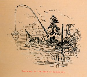 Découverte de la tête de Summanus, 1852 - John Leech