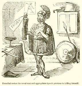 Hannibal fait le discours habituel et approprié avant de se tuer - John Leech