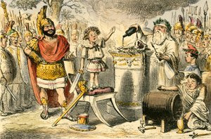 Hannibal, encore enfant, jure une haine éternelle aux Romains - John Leech