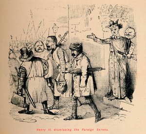Henri II renvoyant les barons étrangers, c1860