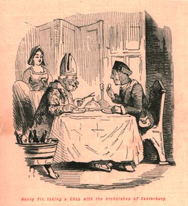 Henri VII prenant un repas avec l