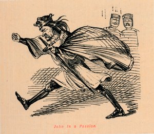 John en colère, vers 1860